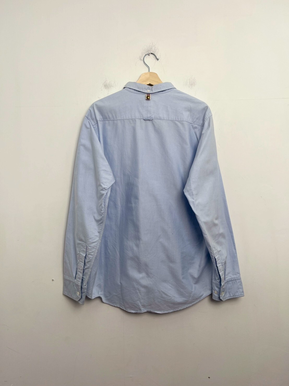 VISVIM JUNEAU WELD SHIRT L/S BLUE SIZE 4