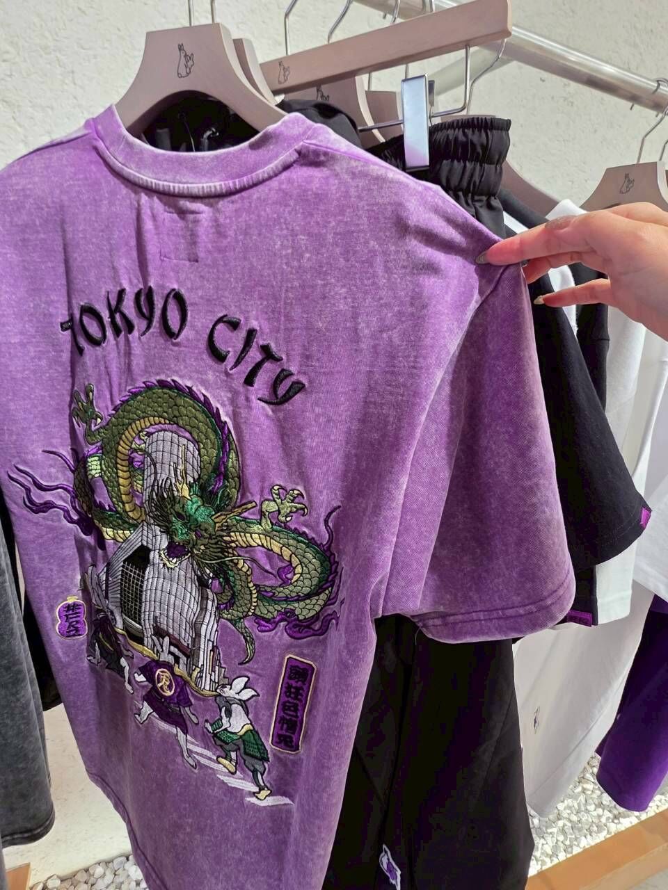 【#FR2】FR2 京都撫子限定水洗刺繡短TEE