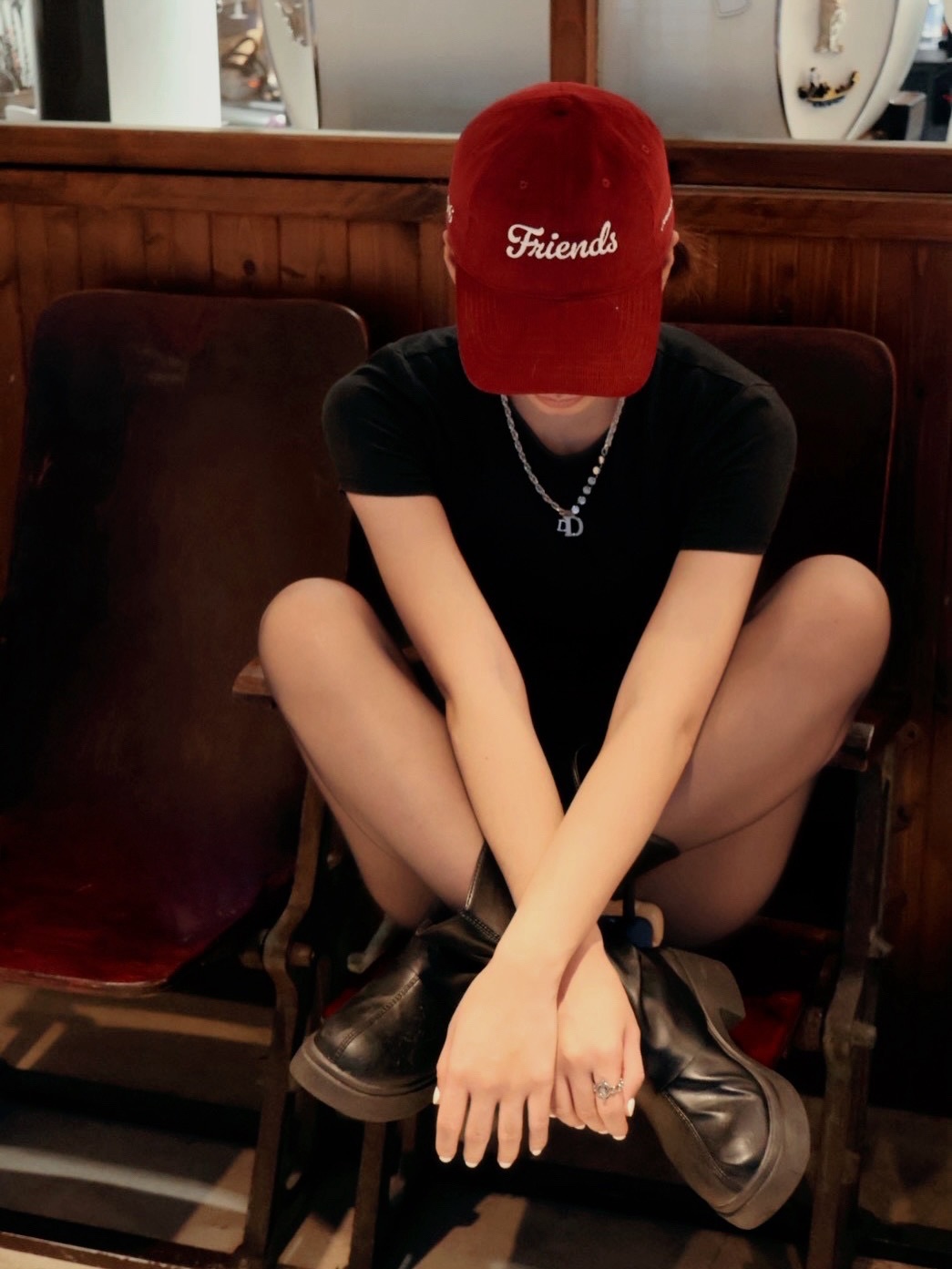 “Friends” Corduroy Baseball Cap 燈芯絨老帽