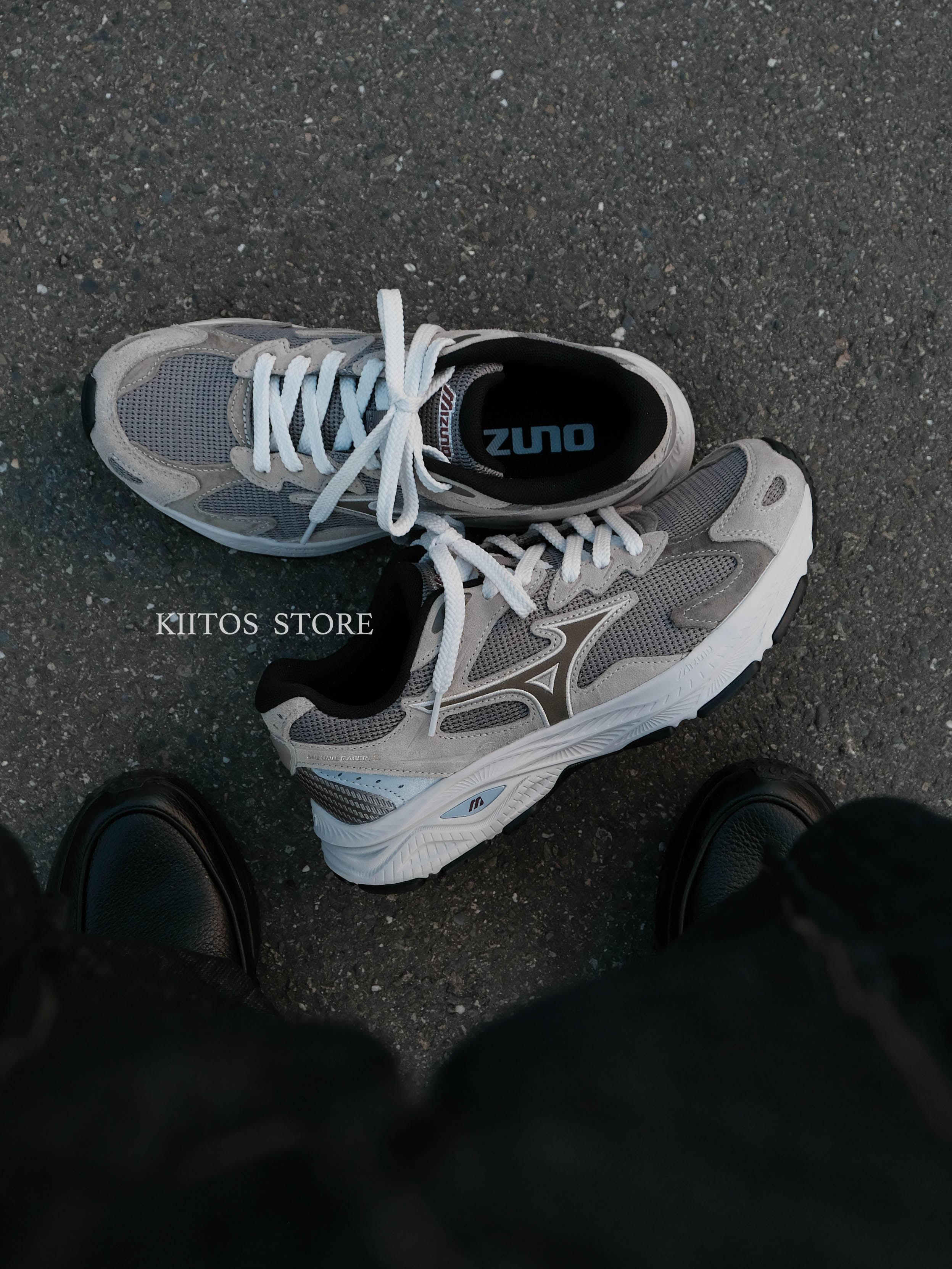 【預購】Mizuno Racer S 跑步鞋 青木灰 男女同款 D1GH253507