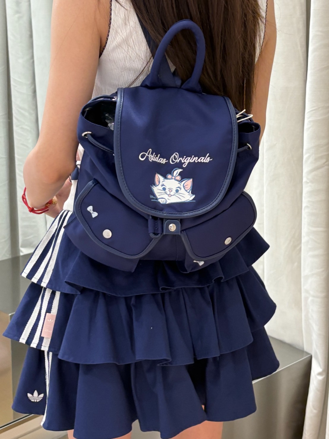 2026春季新款 ADIDAS 迪士尼 瑪麗貓 聯名款 雙肩包