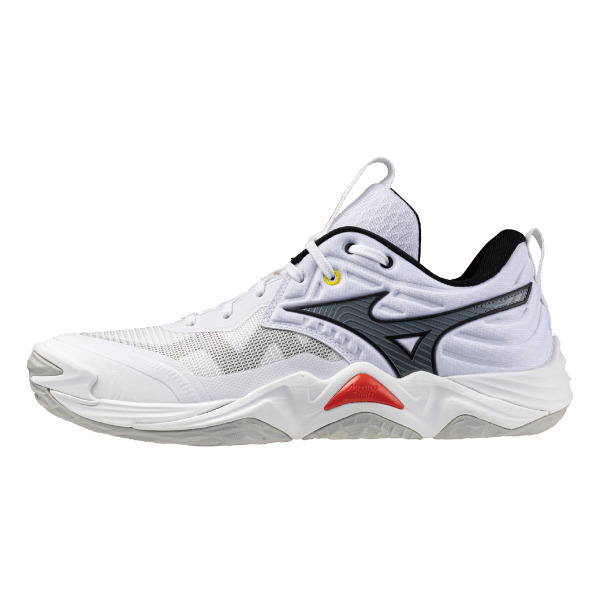 MIZUNO WAVE MOMENTUM ELITE 排球鞋 白灰色
