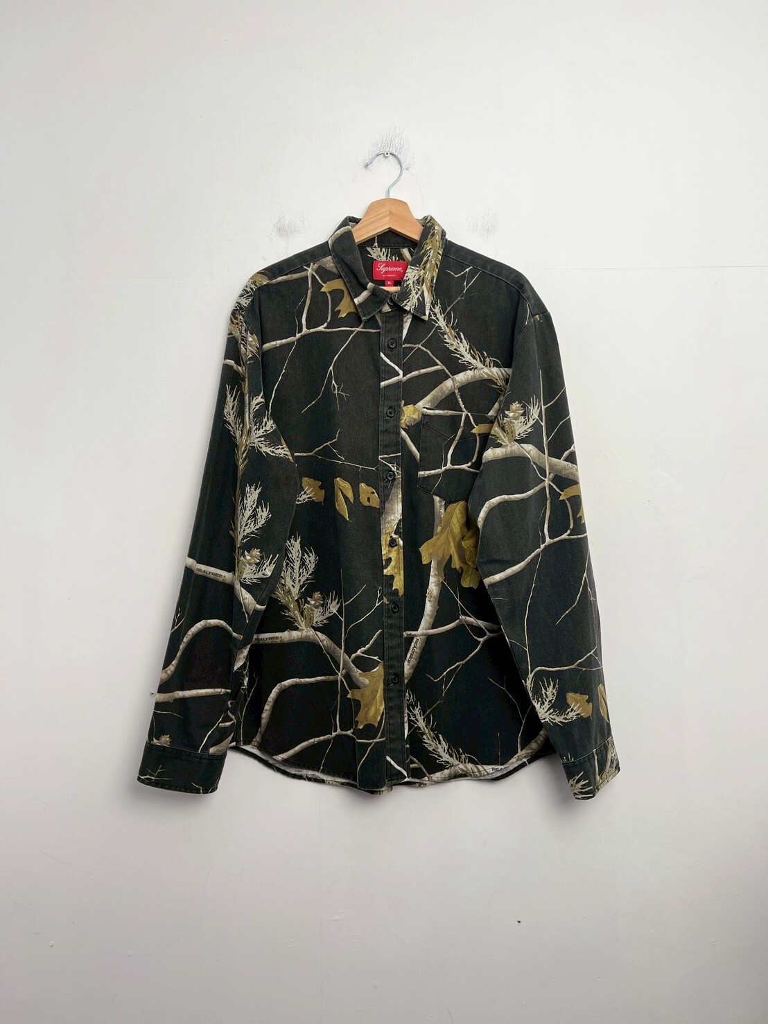 SUPREME 17FW Realtree Camo Flannel Shirt SIZE XL