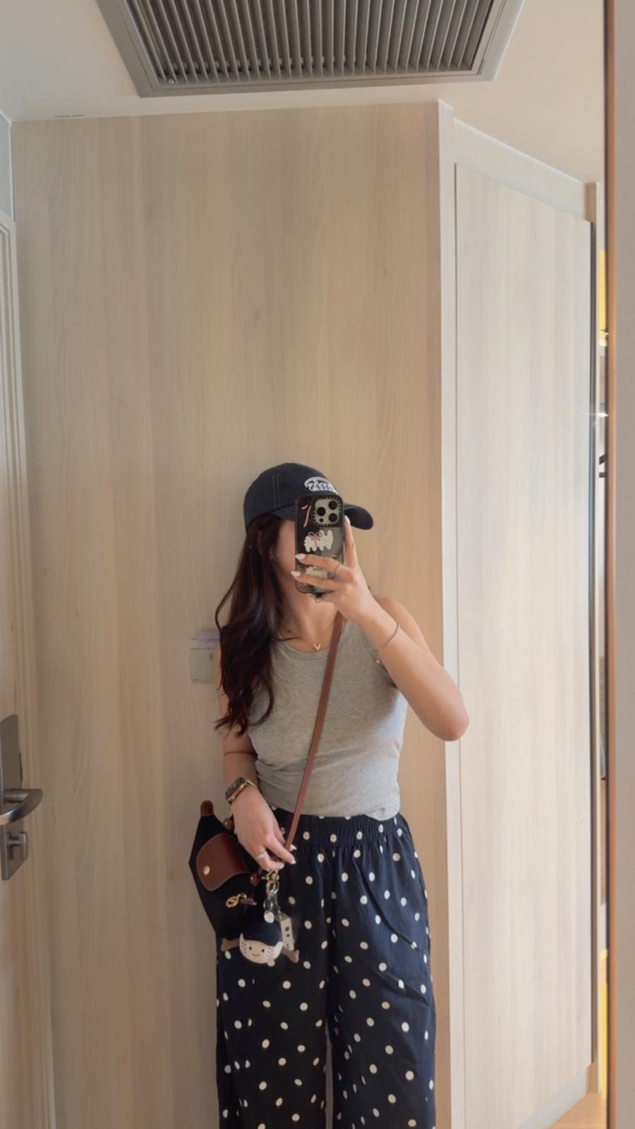 背心連胸墊(灰色)