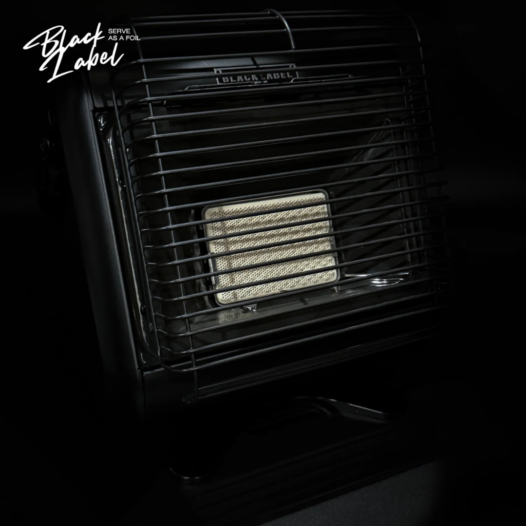 BlackLabel｜卡式瓦斯暖爐｜全黑化版本