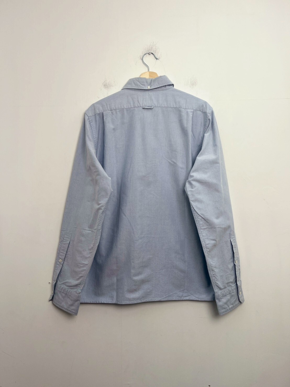 THOM BROWNE Contrast Placket Oxford Shirt SIZE 4