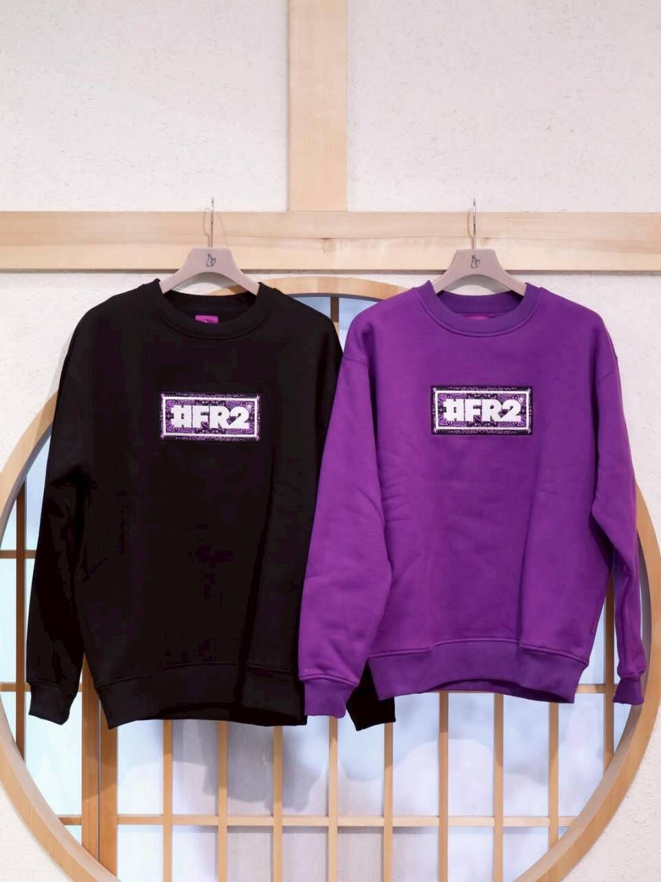 【#FR2】FR2 京都撫子BOXLOGO 衛衣