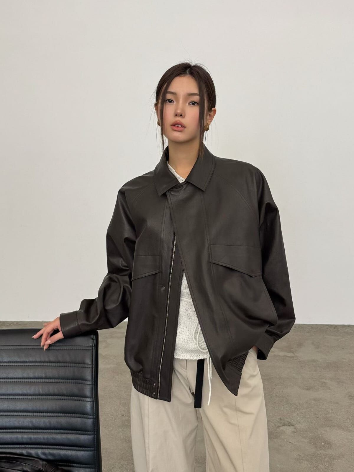 LF6018 意大利真羊皮男友外套