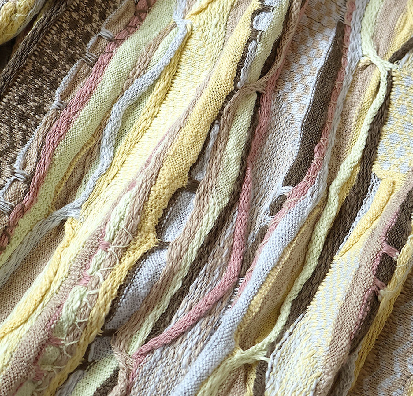 KAPITAL 7G Knit GAUDY Short CARDIGAN - YELLOW PRE ORDER ITEM (預訂中)