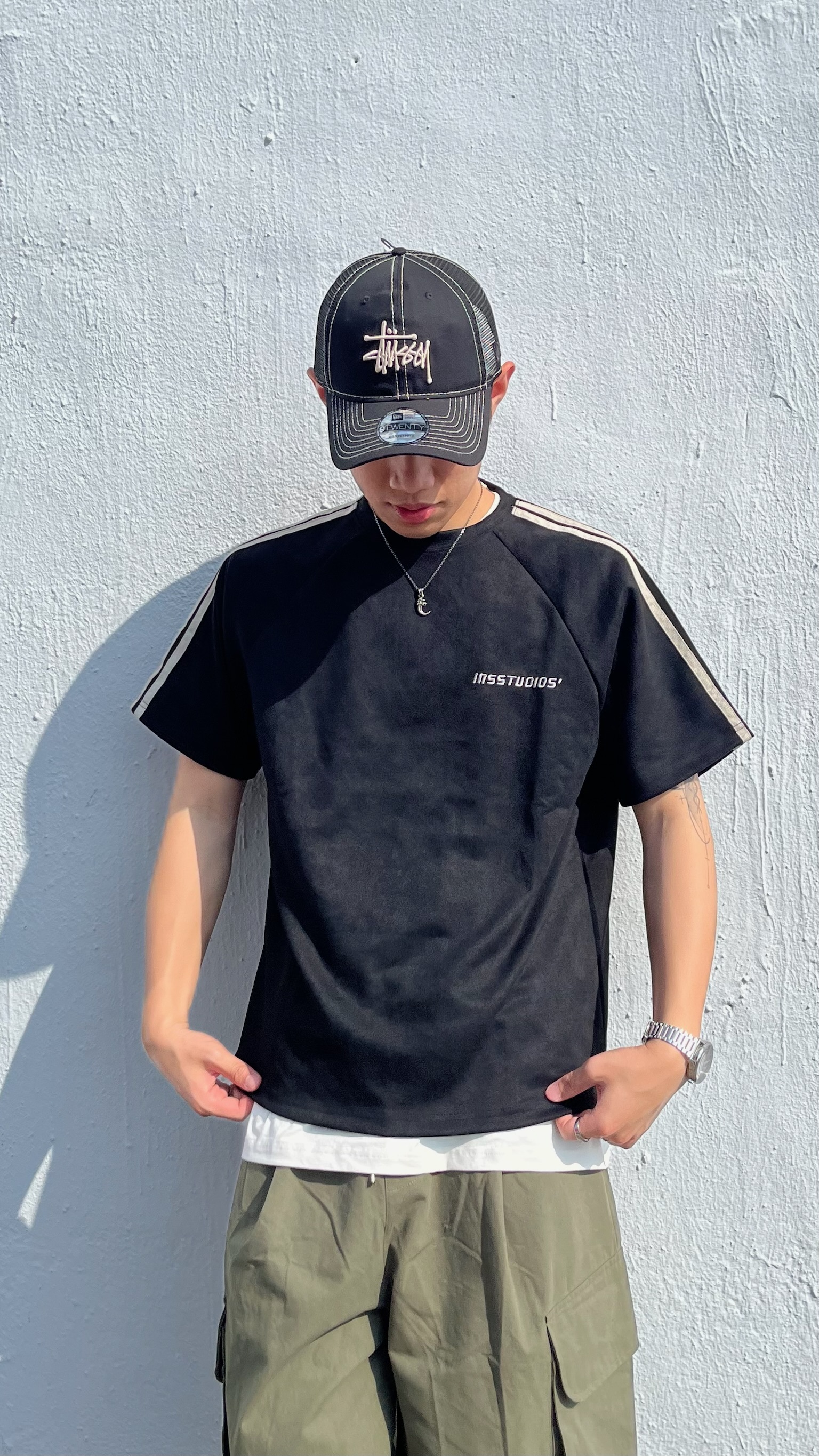 INSSTUOIOS麂皮短 Tee (3colors)