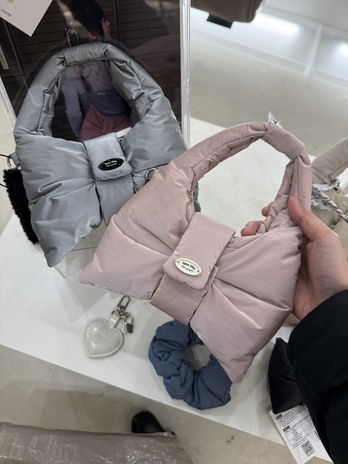 01.Mini Riho bag - 迷你蝴蝶弧形提把（有背繩）