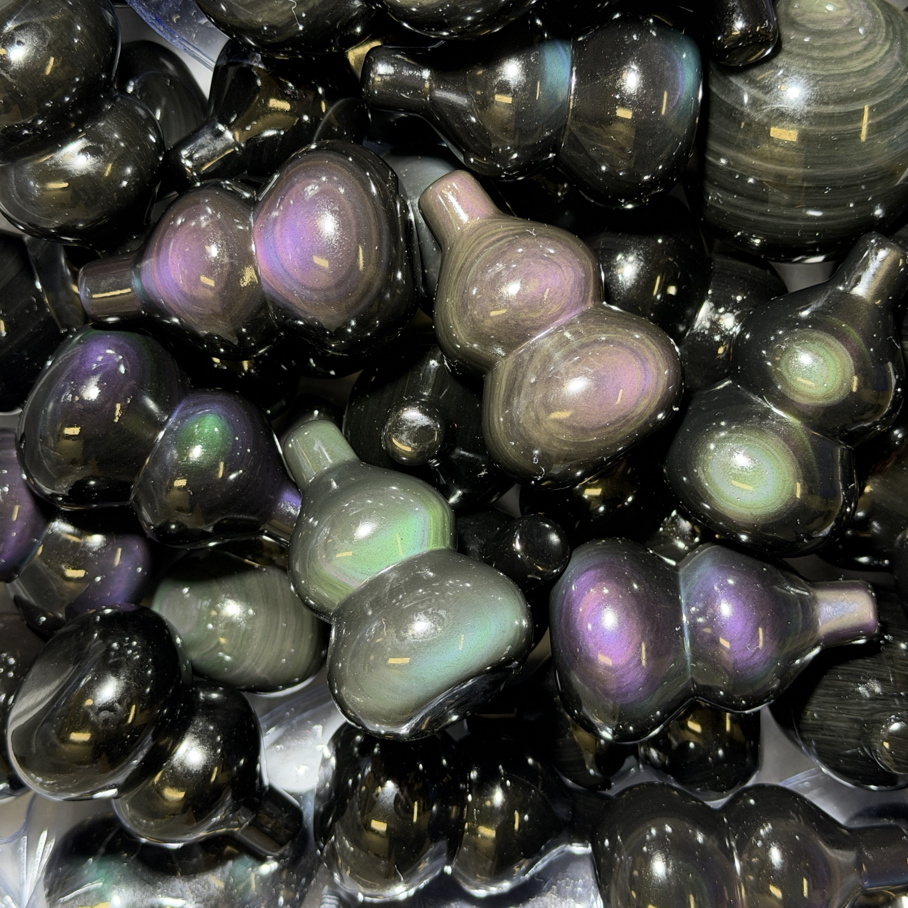 黑曜石葫蘆 約5.5cm一個（隨機發貨）