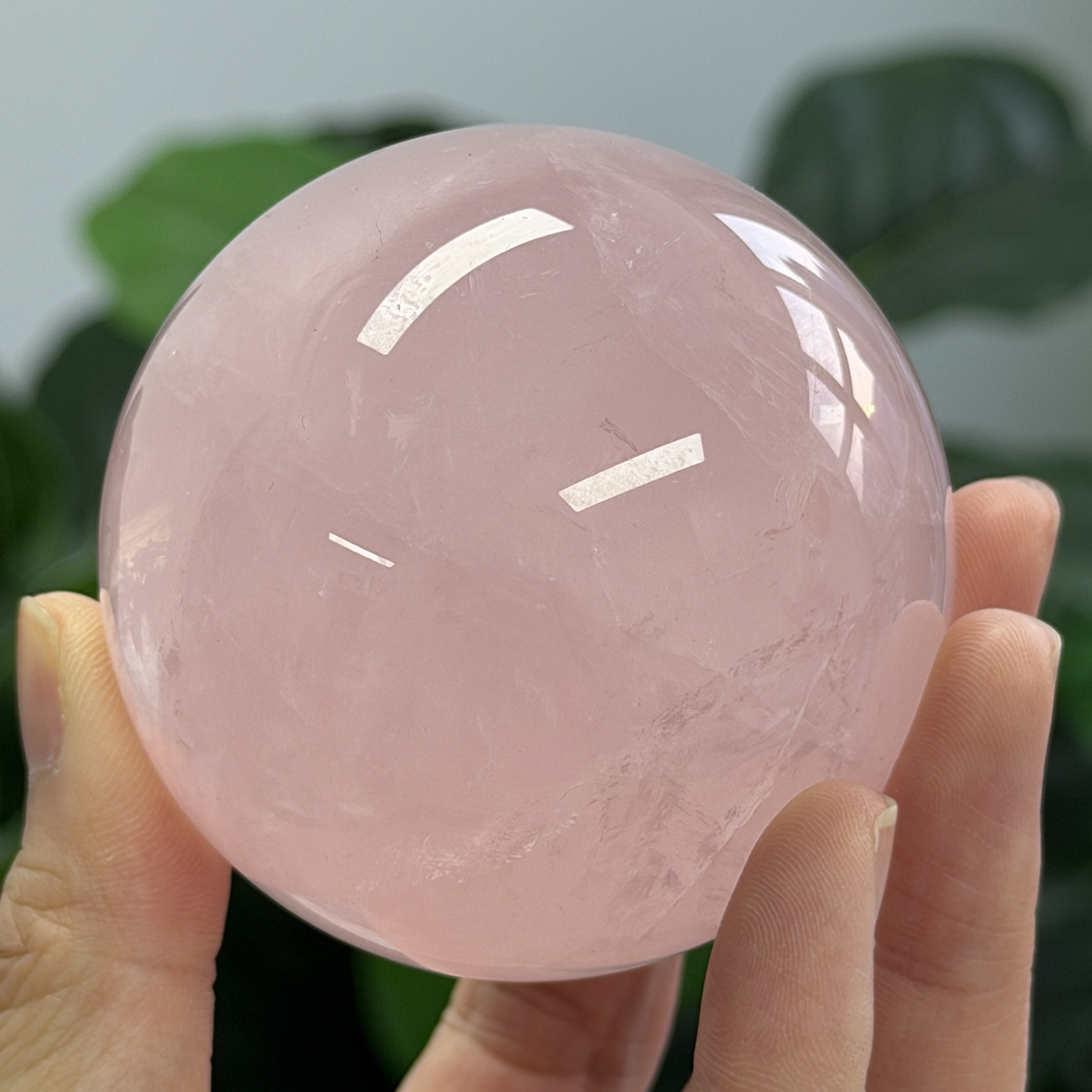 高級數粉晶球 6.4cm MP1722