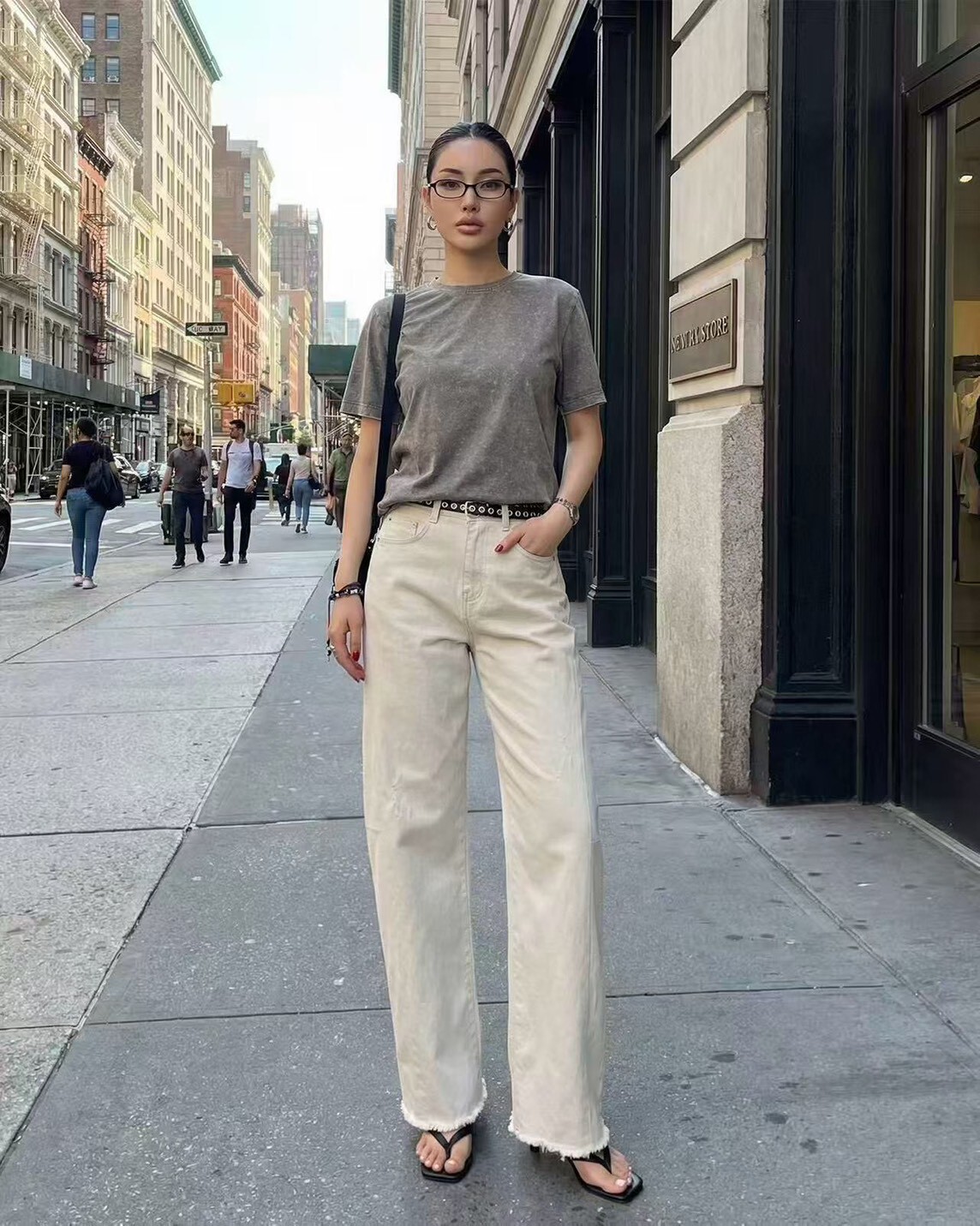 6041清爽款牛仔長褲