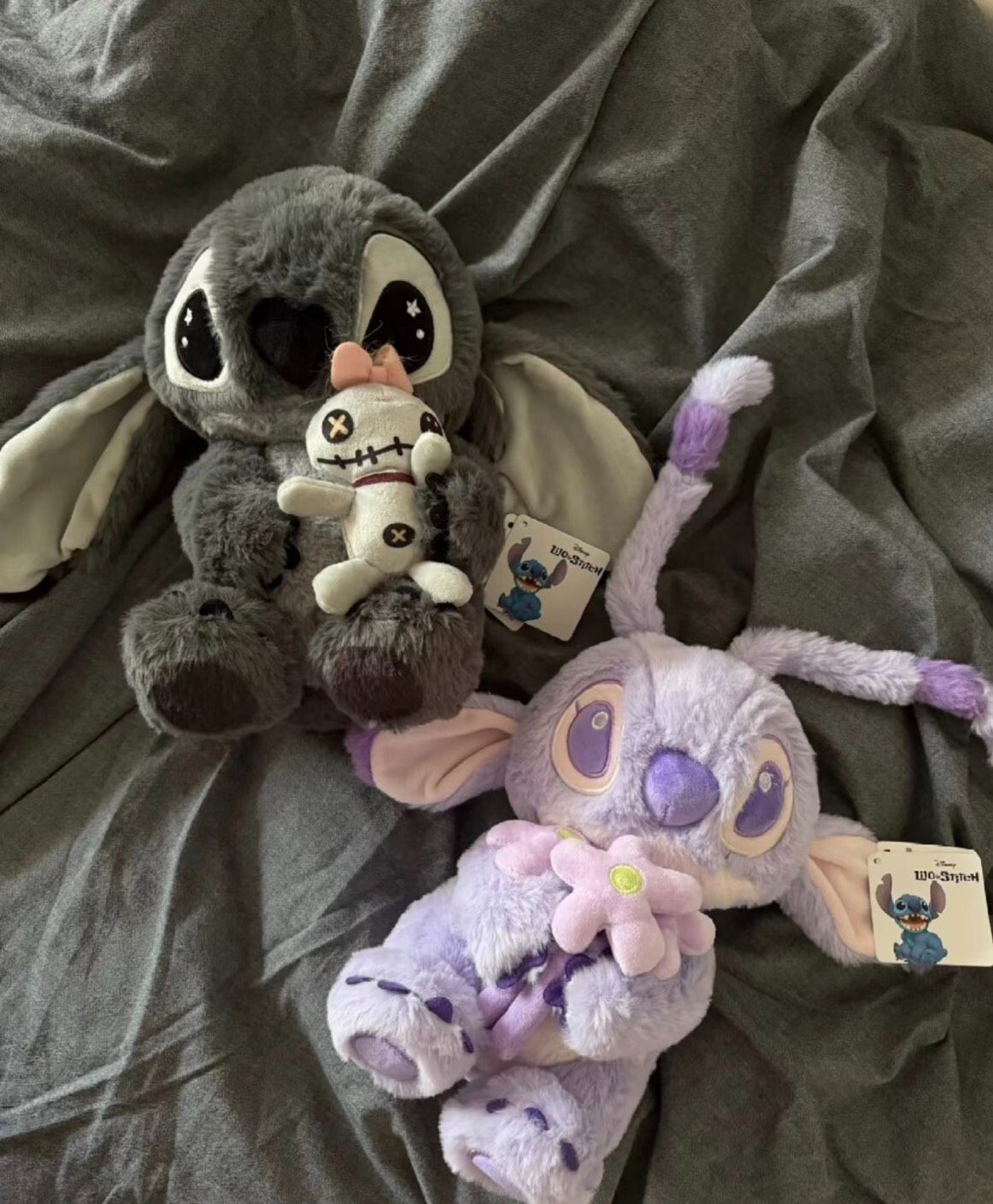 < 限定款 > 灰皮史迪奇 毛絨 娃娃 熊貓款史迪奇