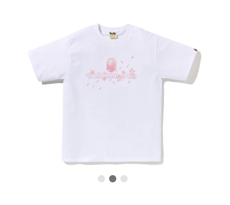 【BAPE男生】0314 發售 SAKURA LOGO TEE