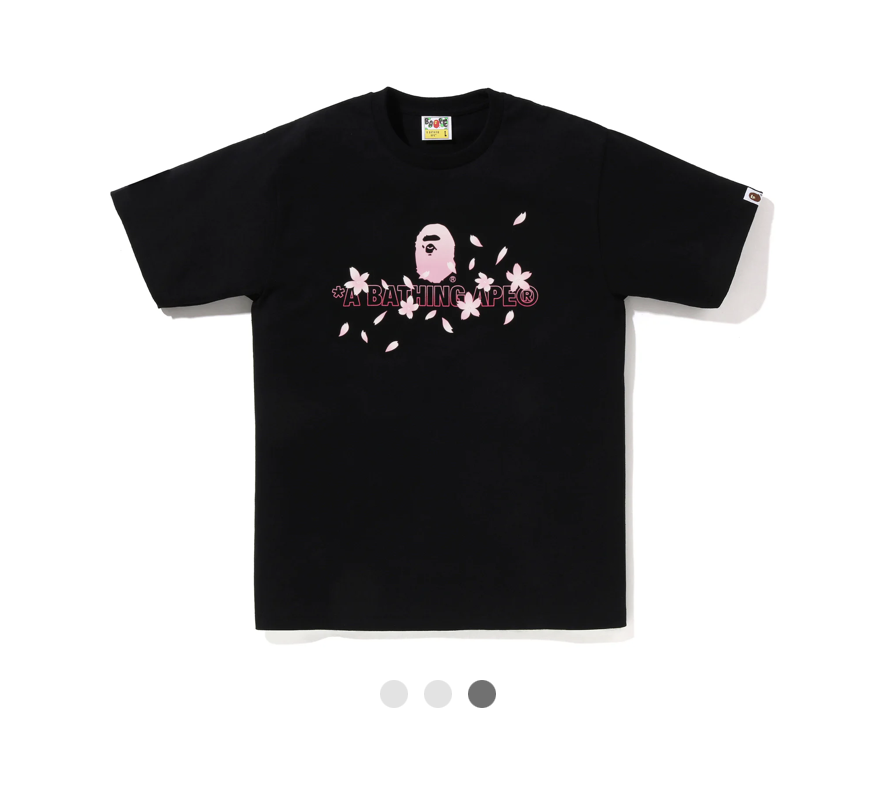 【BAPE男生】0314 發售 SAKURA LOGO TEE