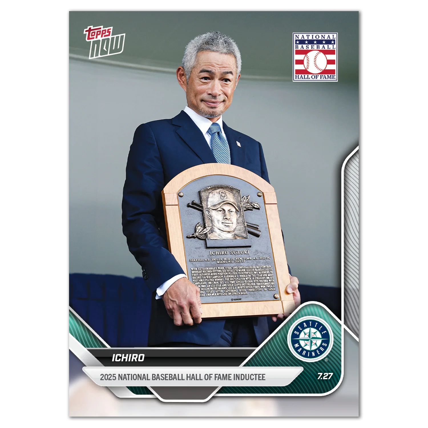 鈴木一朗 2025 Topps NOW 球員卡 Card 474