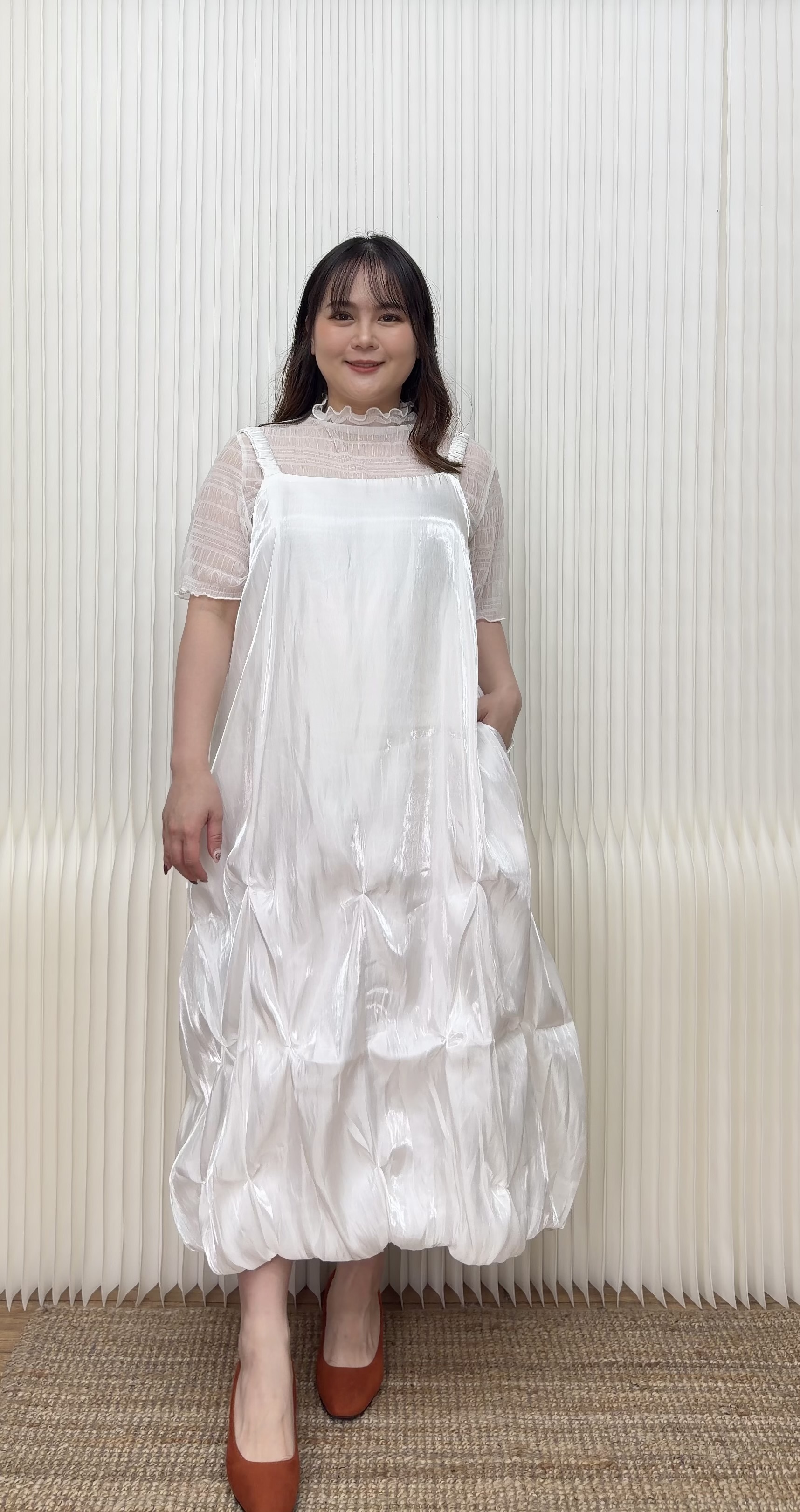 14.絲滑雲朵長裙