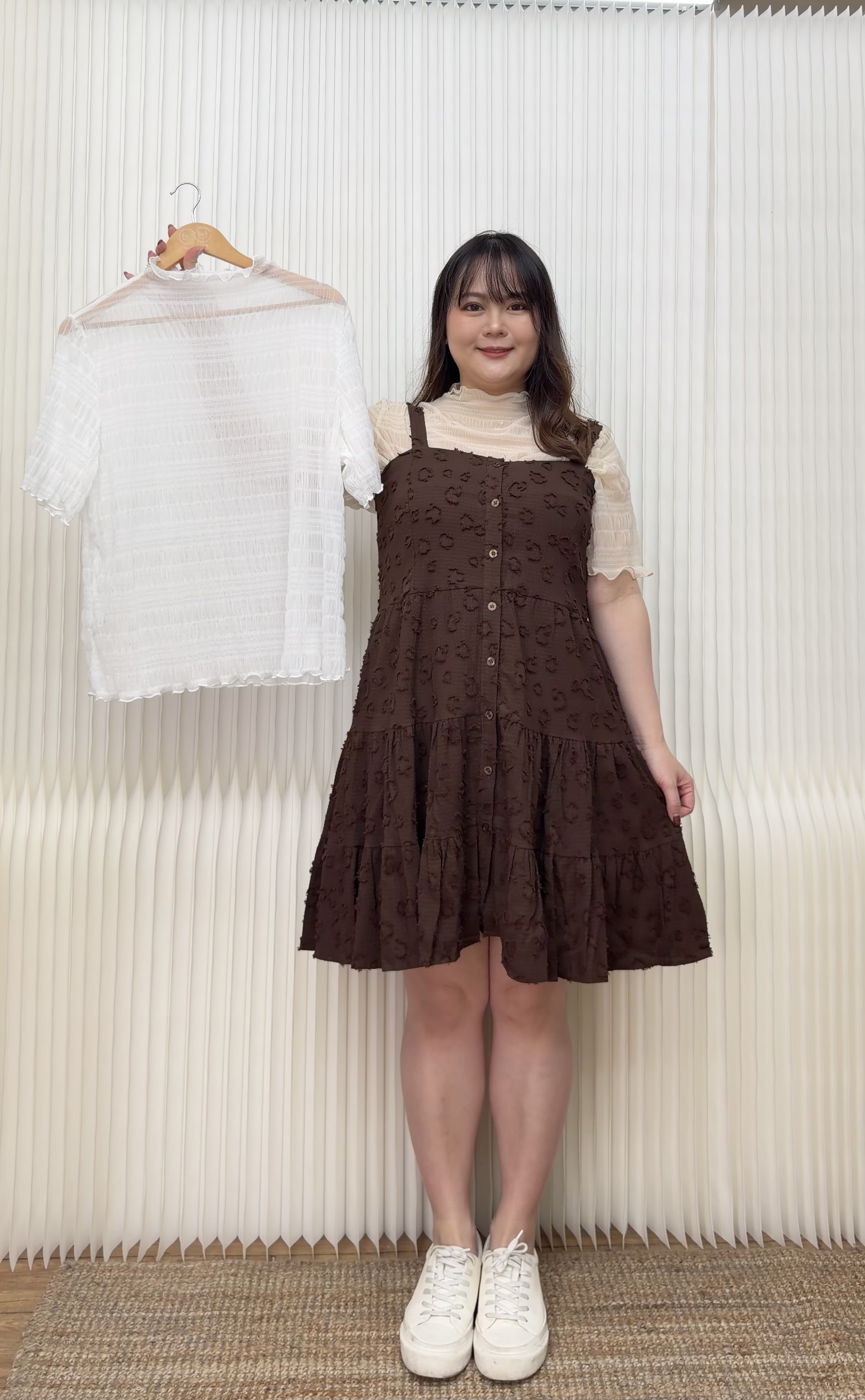 15.微高領皺皺內搭