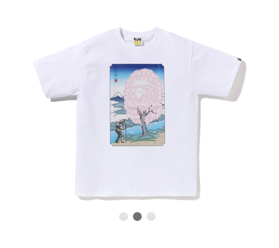 【BAPE男生】0314 發售 JAPAN SAKURA TEE