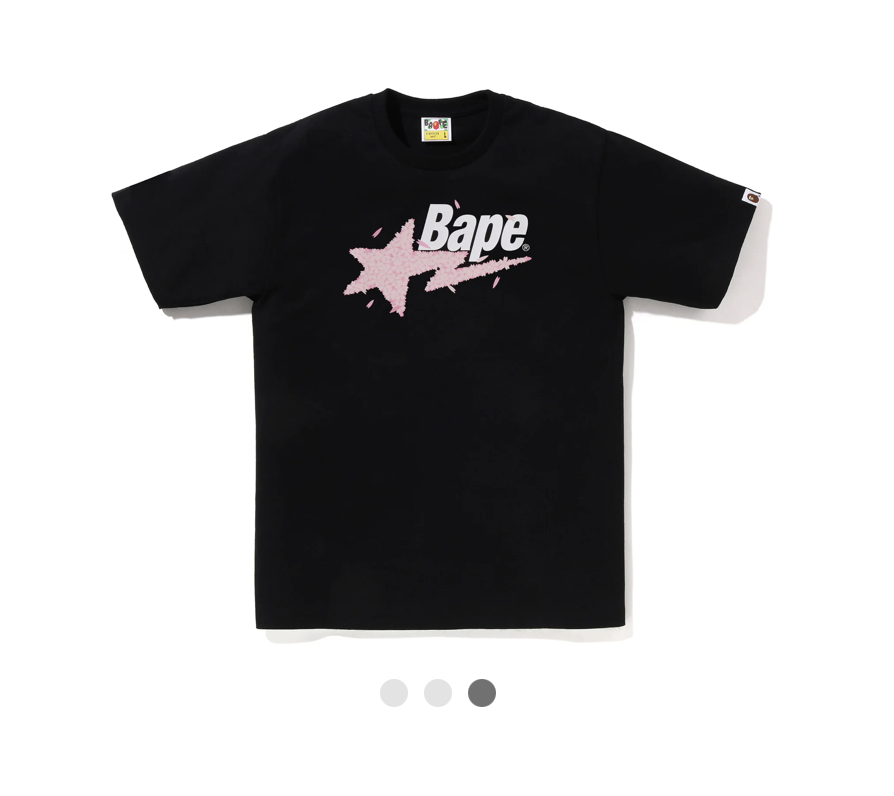 【BAPE男生】0314 發售SAKURA STA TEE
