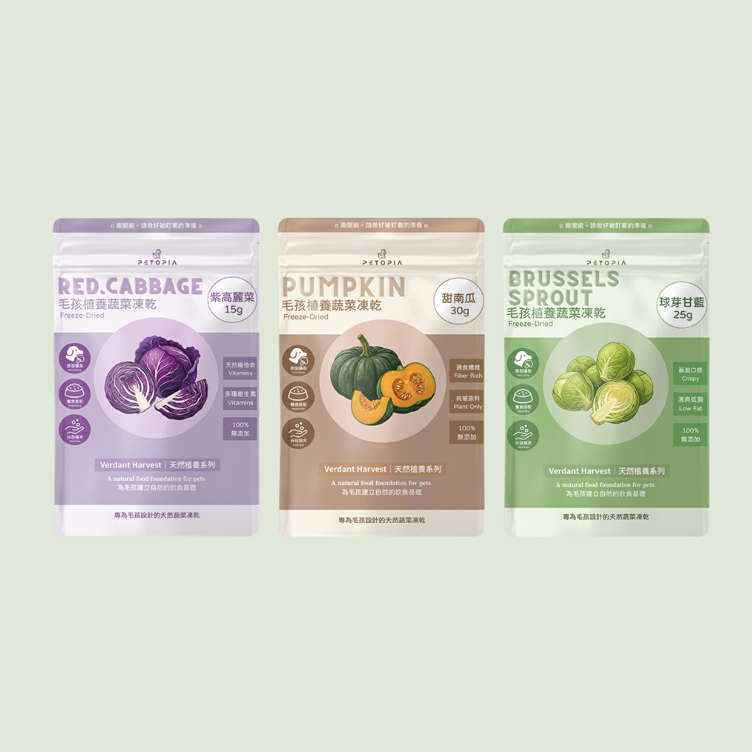 核心蔬菜三入組｜南瓜・紫高麗菜・球芽甘藍