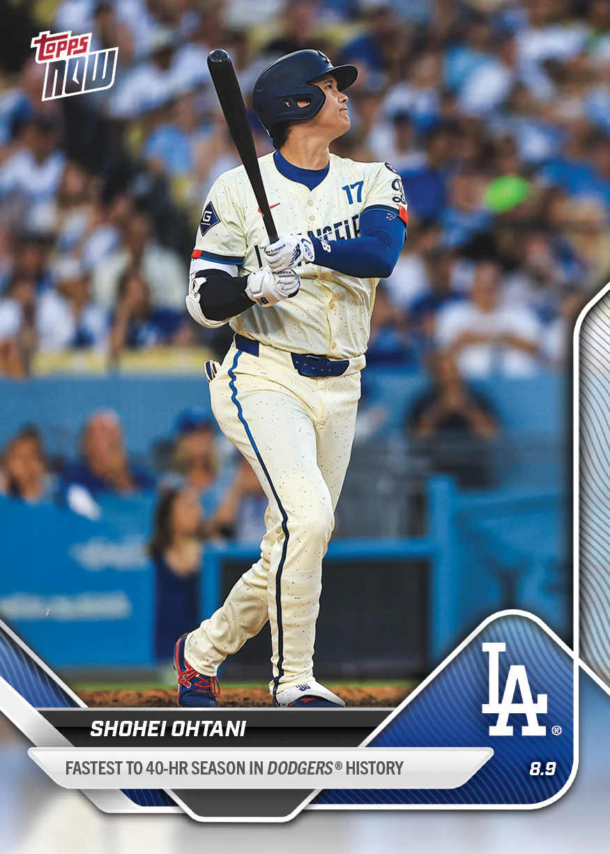 大谷翔平 2025 MLB Topps NOW 球員卡 Card 537
