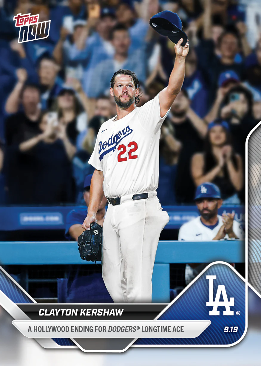 Clayton Kershaw 2025 MLB Topps NOW 球員卡 Card 734