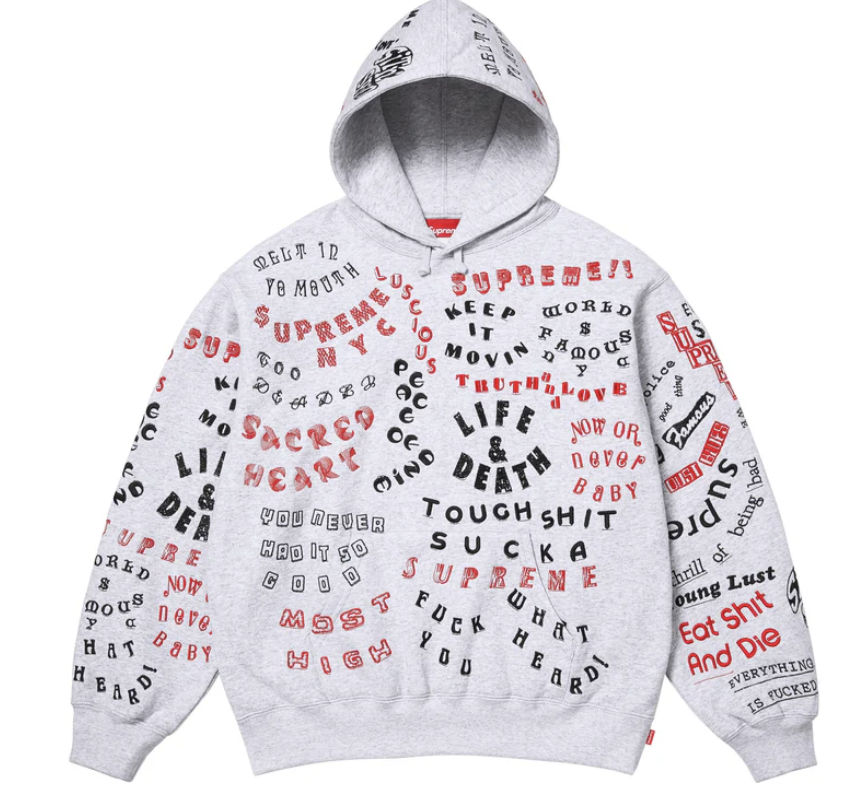 【Supreme】0228春夏開季WEEK 2 發售Too Deadly Hooded Sweatshirt