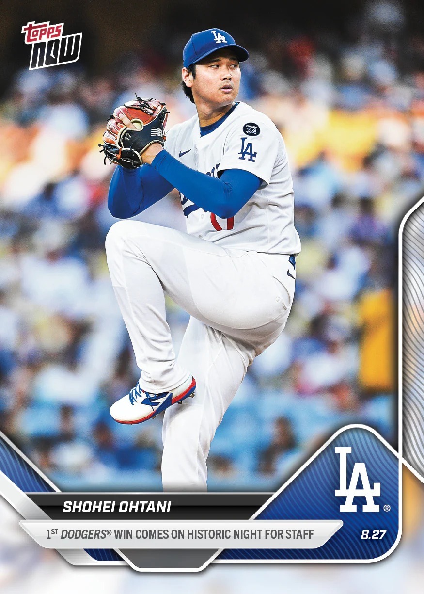 大谷翔平 2025 MLB Topps NOW 球員卡 Card 621