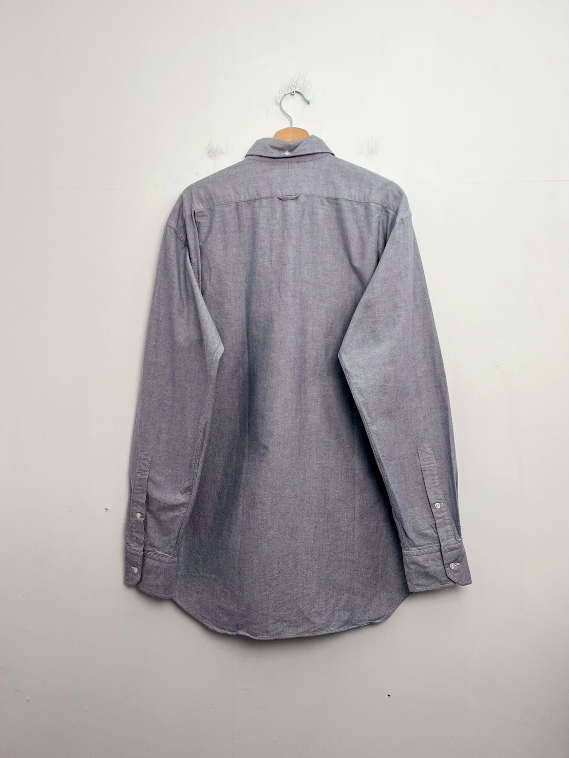 THOM BROWNE Contrast Placket Oxford Shirt SIZE 5