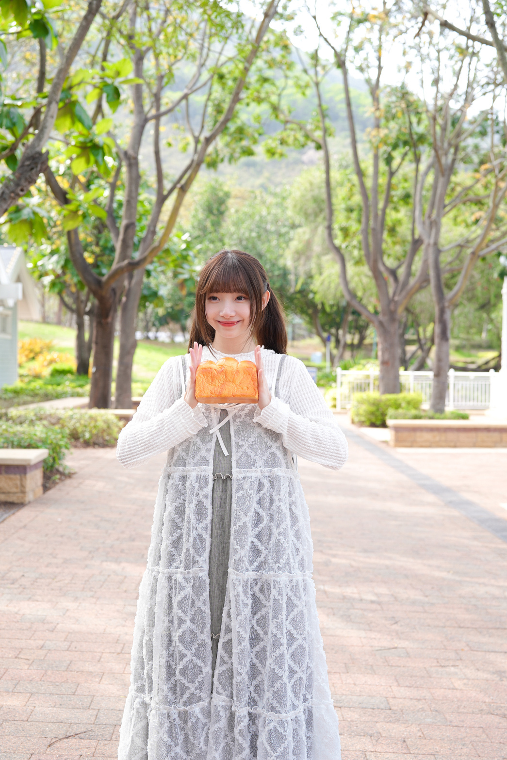 微透波浪菱格長Layer · 1色入