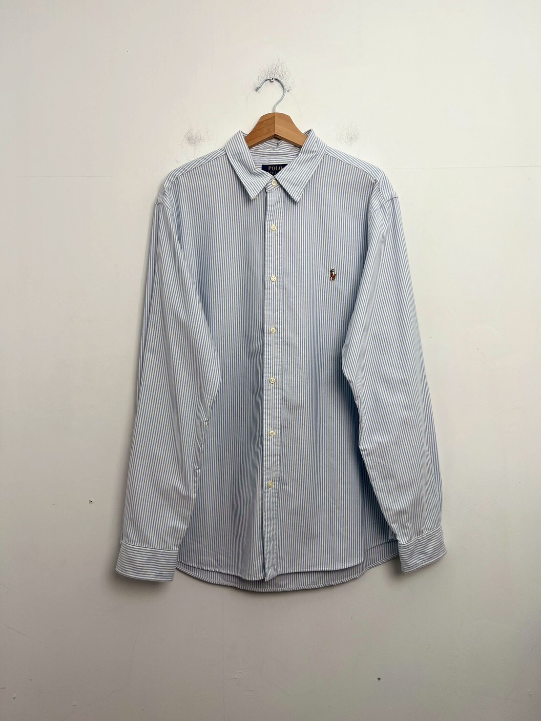 POLO RALPH LAUREN Oxford Shirt Classic Fit BLUE SIZE XL