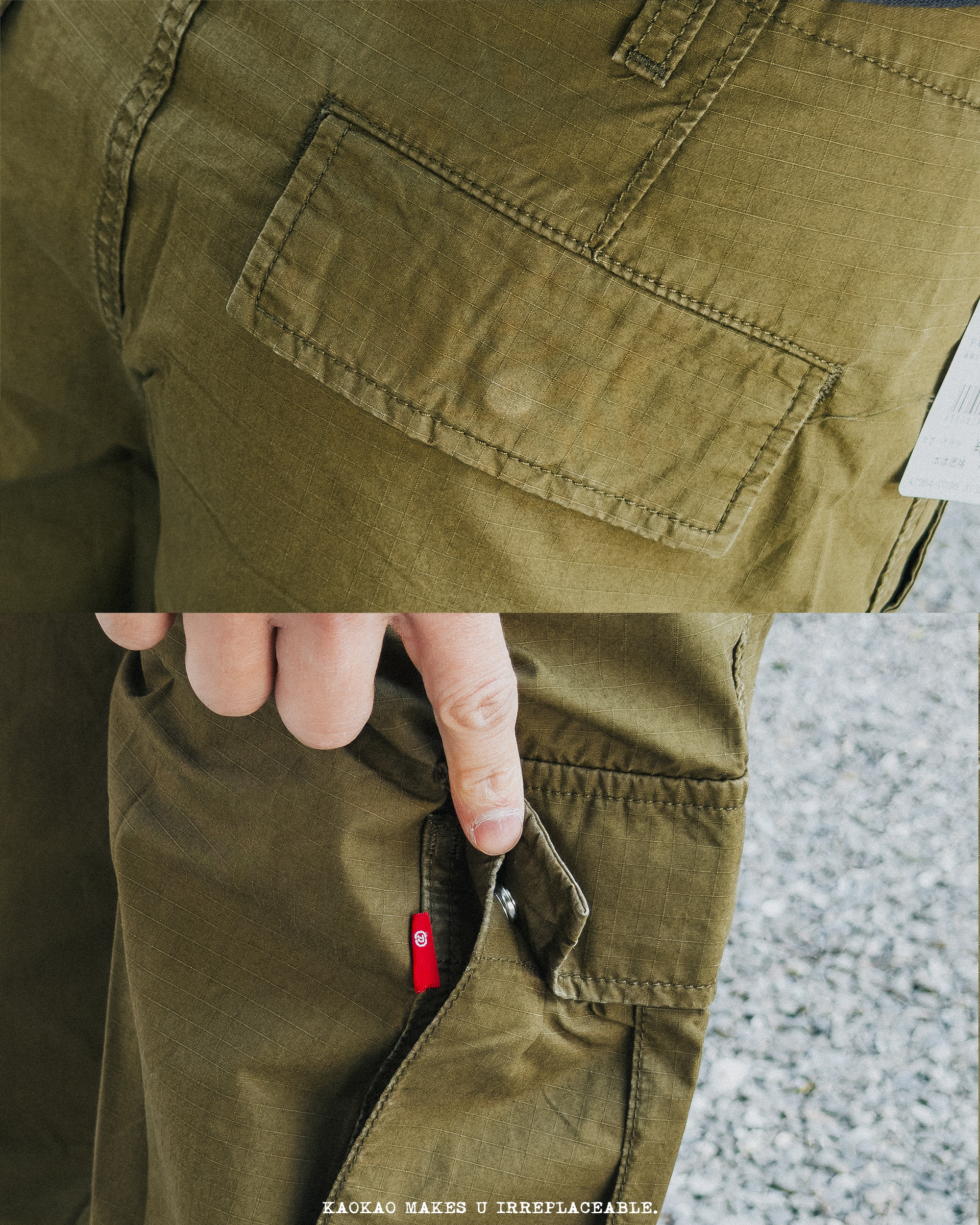 2026日本連線 Levi'sXx Trousers Cargo 軍綠直筒褲【A736400036】