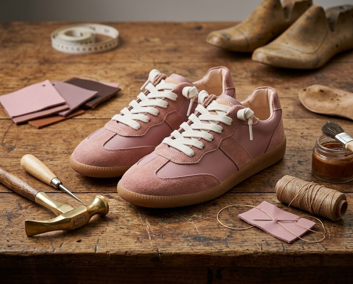 越簡單越考驗台灣製鞋工藝！艾蜜莉德訓鞋嚴選最柔軟的真皮皮料，搭配極致柔軟的豚皮乳膠鞋墊，車縫穩、比例準，給予雙腳最頂級的呵護。