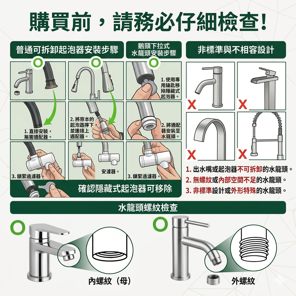 ATOJET | Duri 720度水龍頭過濾器 (連替換濾芯filter)