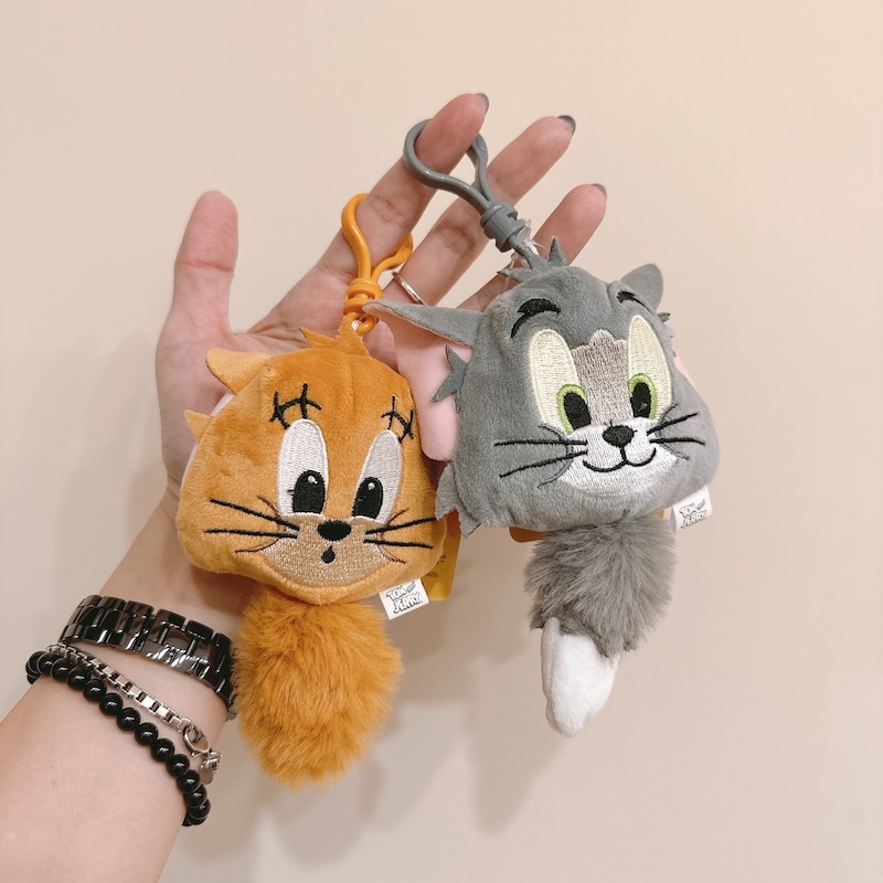 《03120》湯姆貓與傑利鼠尾巴可拉吊飾