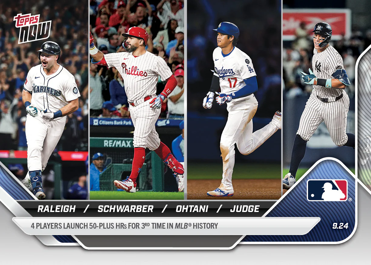 大谷翔平/Raleigh/Schwarber/Judge 2025 MLB Topps NOW 球員卡 Card 766