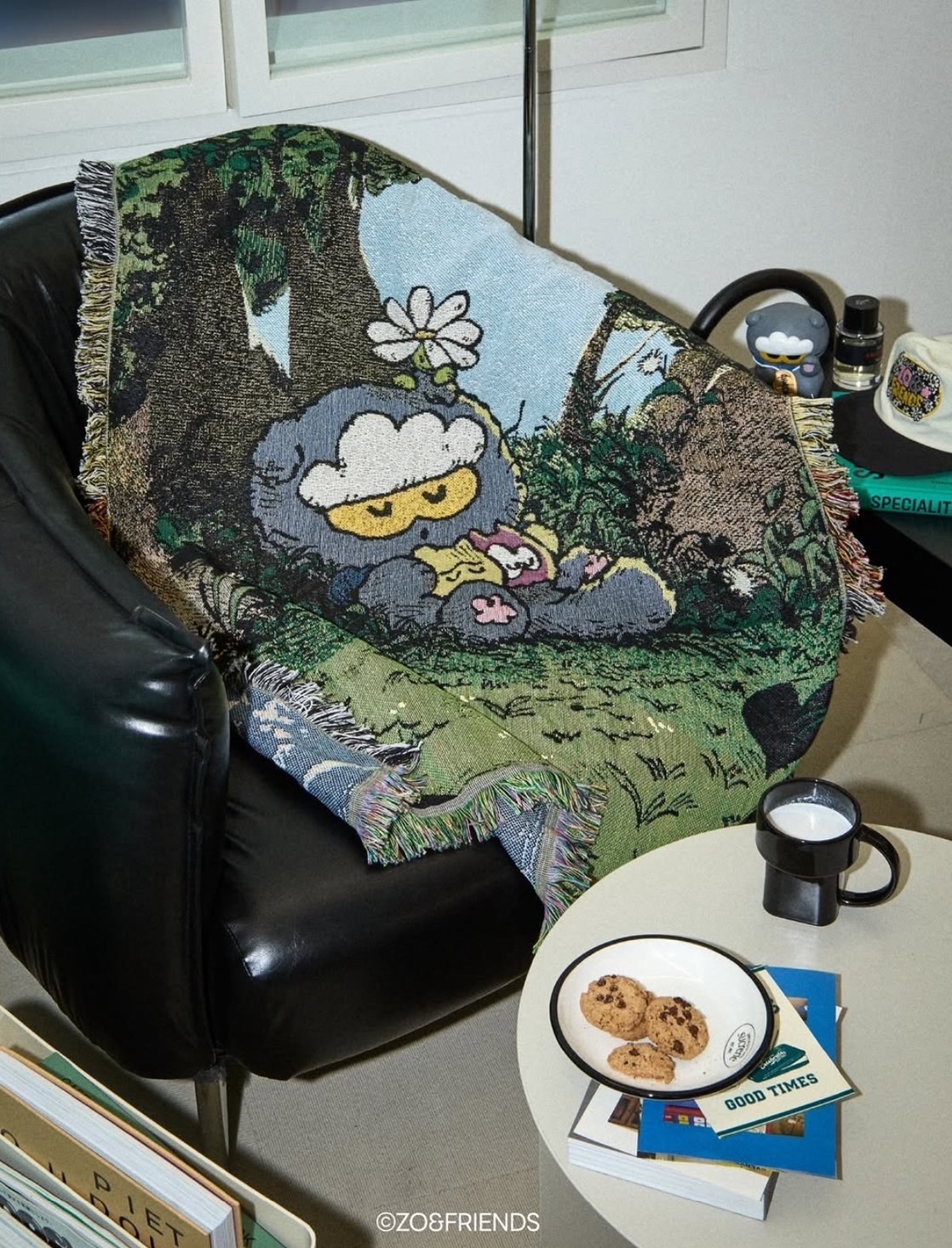 [ Zo&Friends ]Zoa編織毛毯