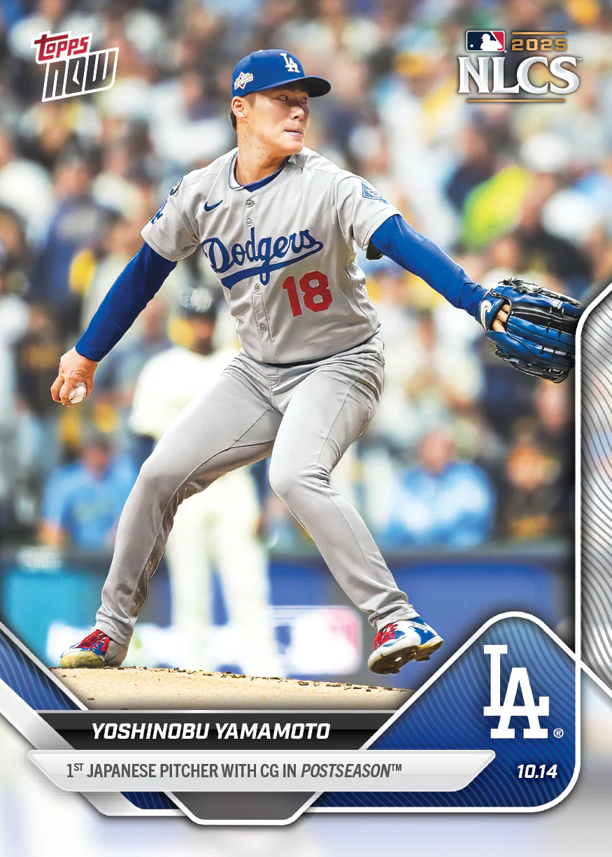 山本由伸 2025 Topps NOW 球員卡 Card 870