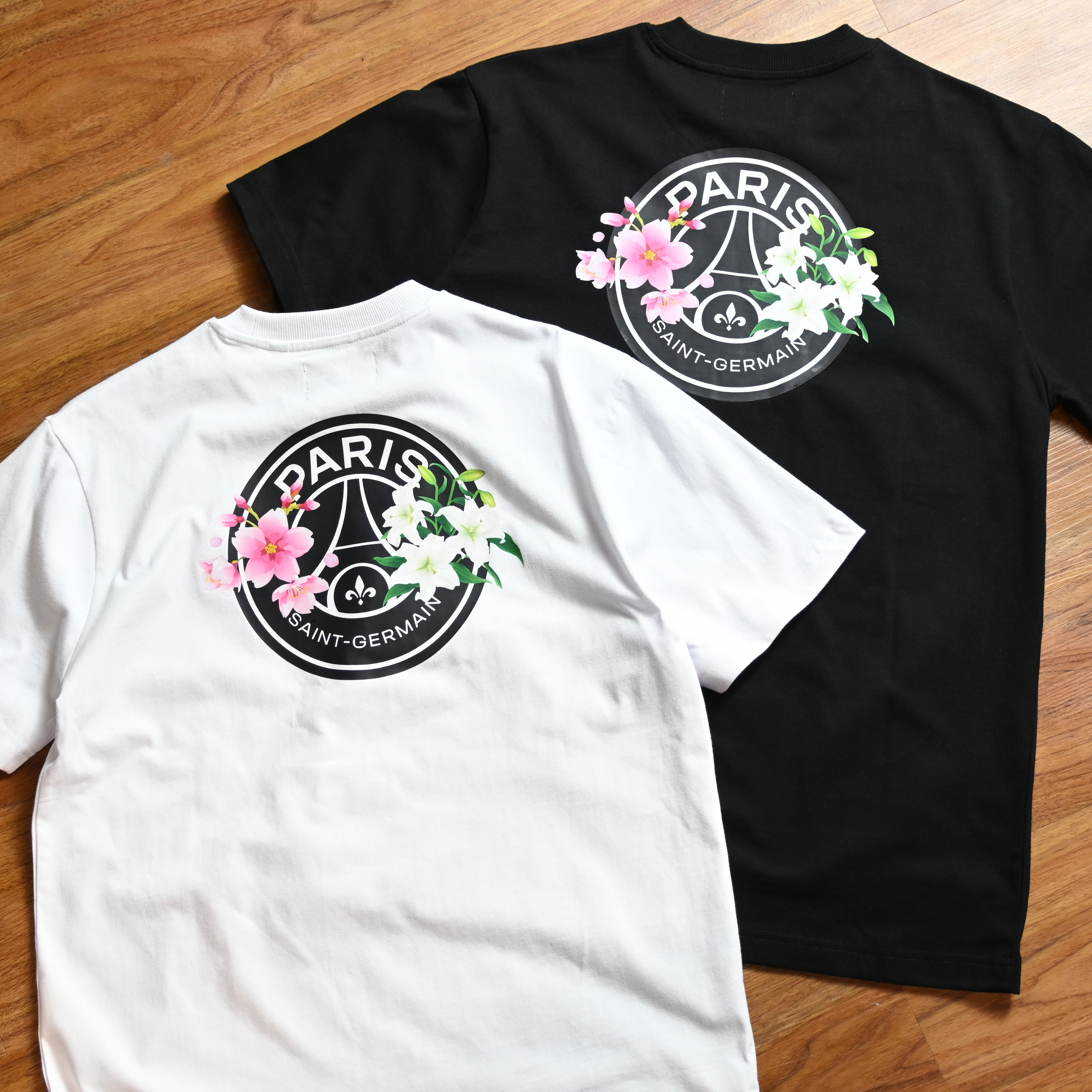 Paris Saint-Germain Back Flower Emblem Tee (JP Exclusive)