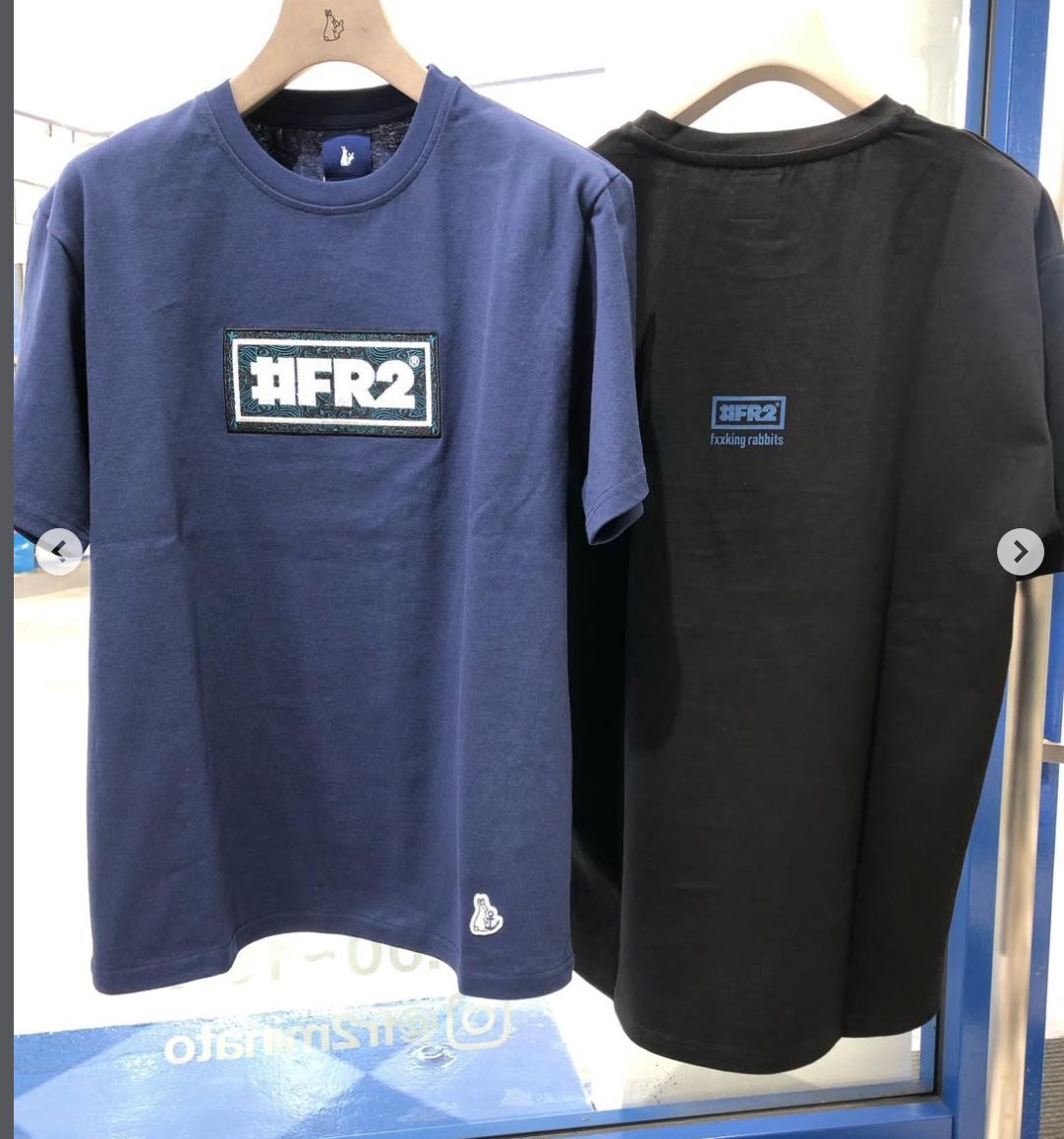 FR2 MINATO Embroidery Paisley Box Logo T-shirt frc4302