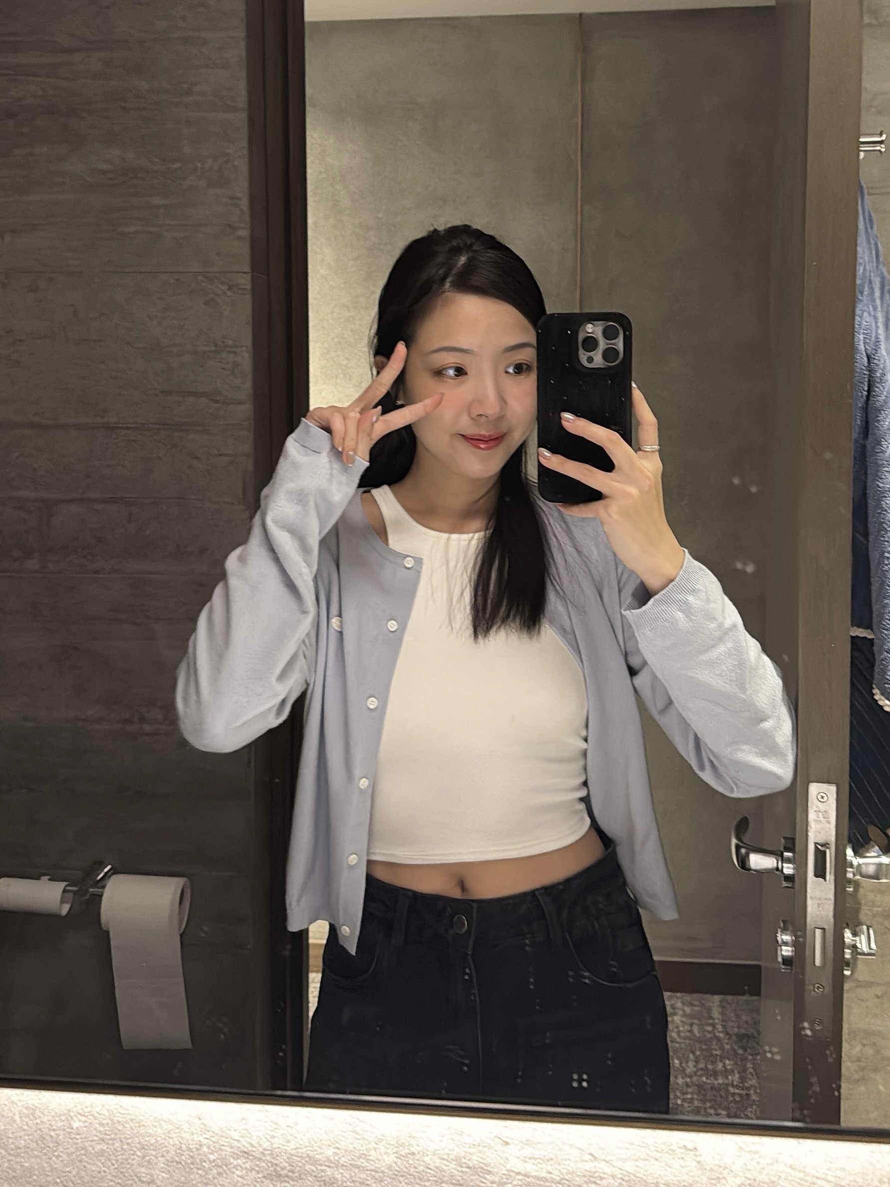 L10 柔軟親膚開衫(灰/粉/天藍)