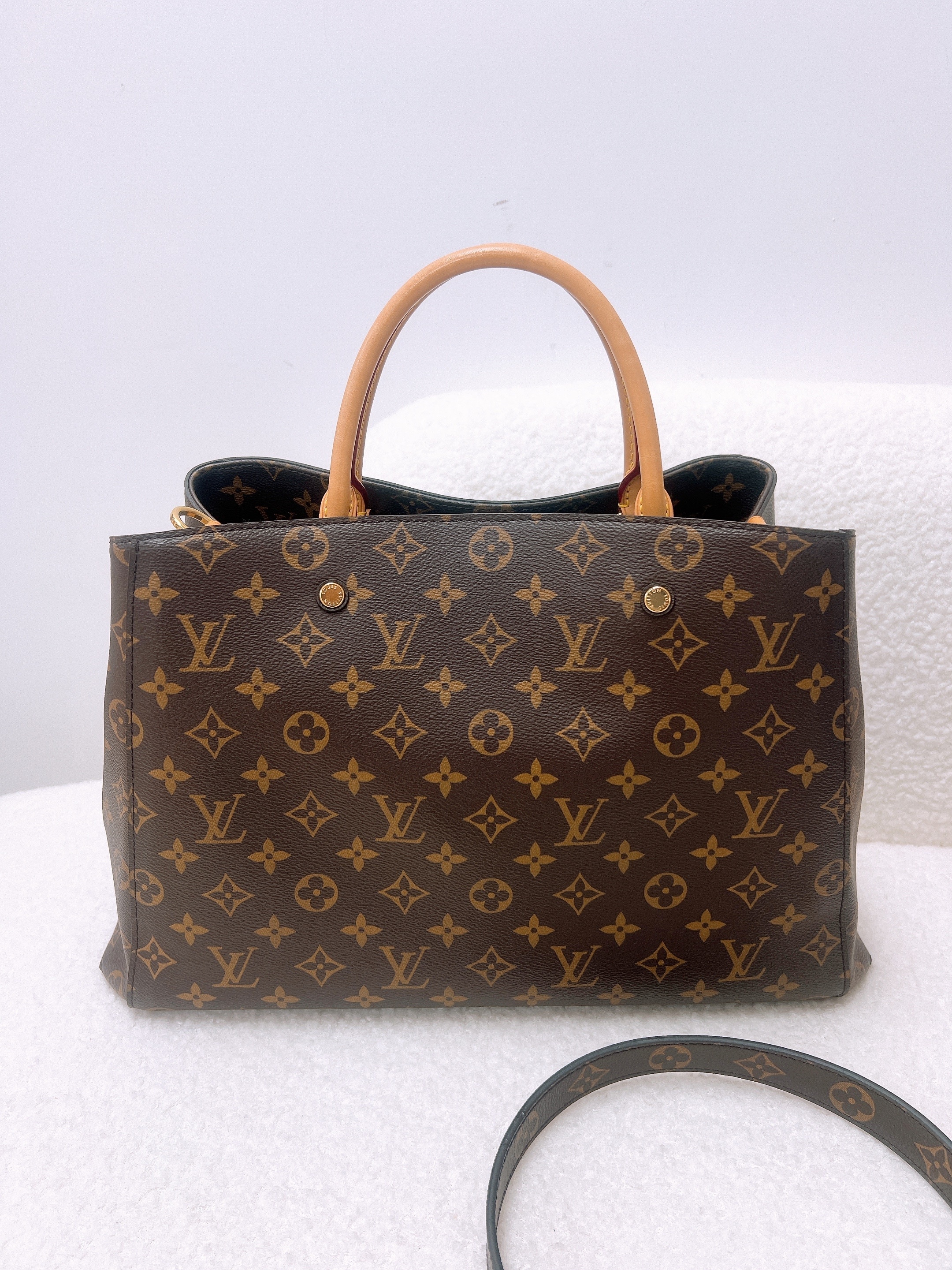 Lv montaigne tote GM (brown monogram)
