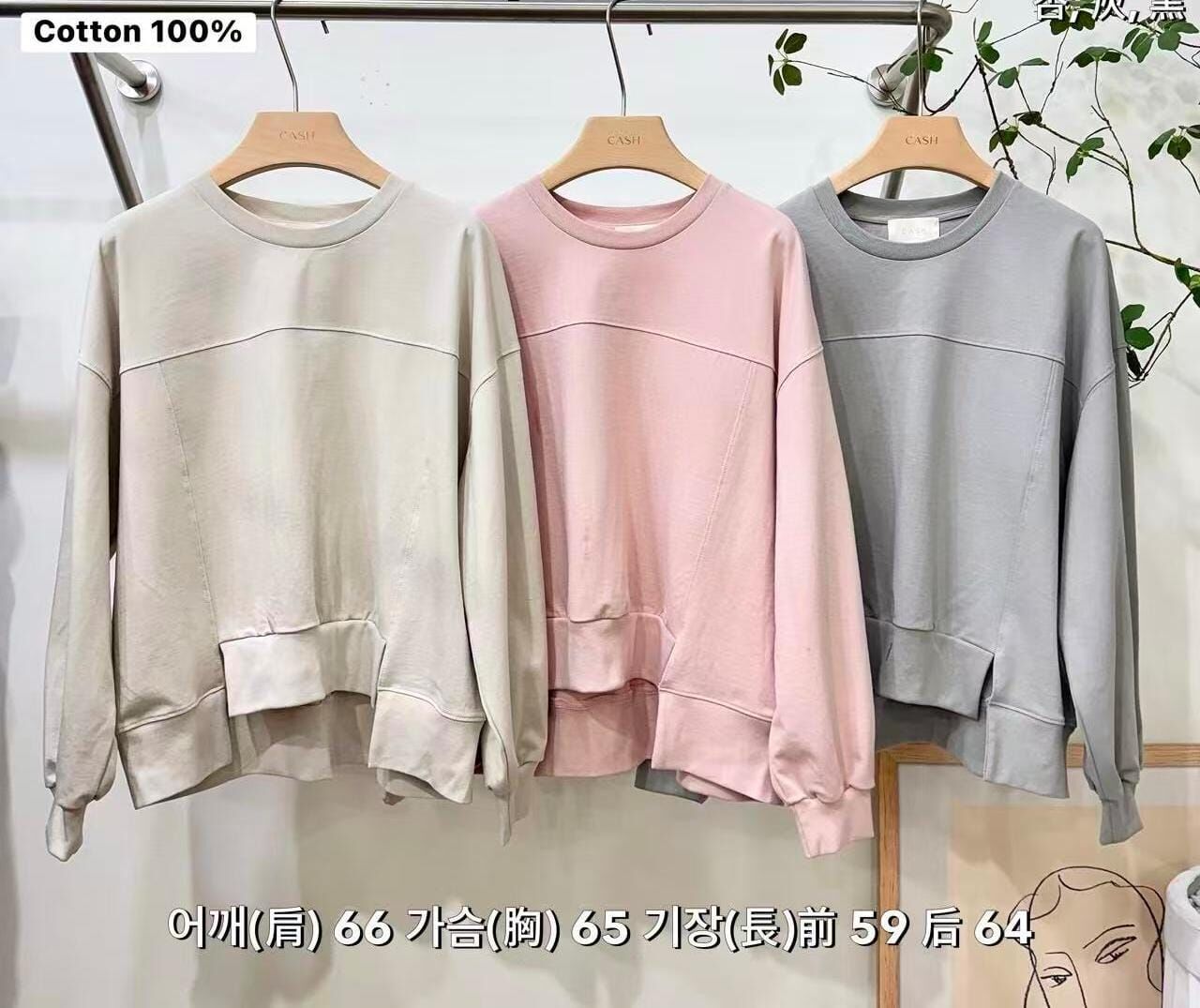 CA6021 圓領學院風衛衣