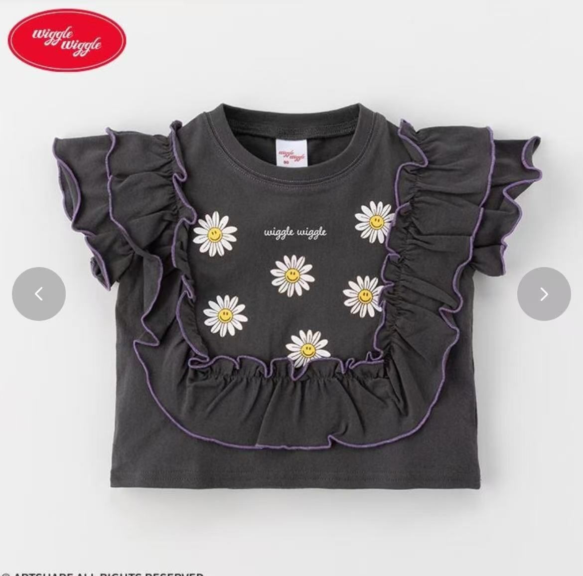 韓單 Wiggle花花短袖