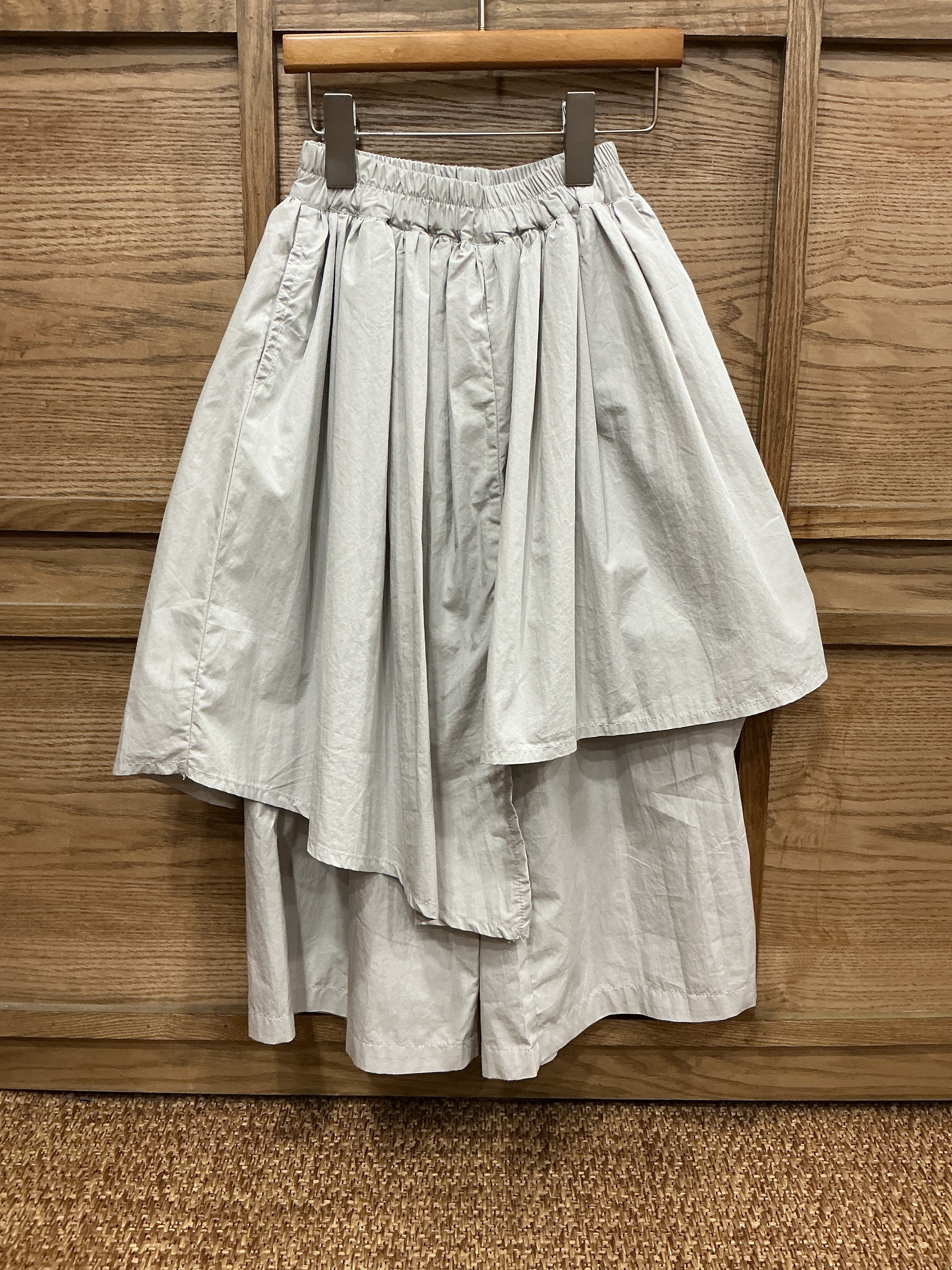 A04328設計款假兩件褲裙