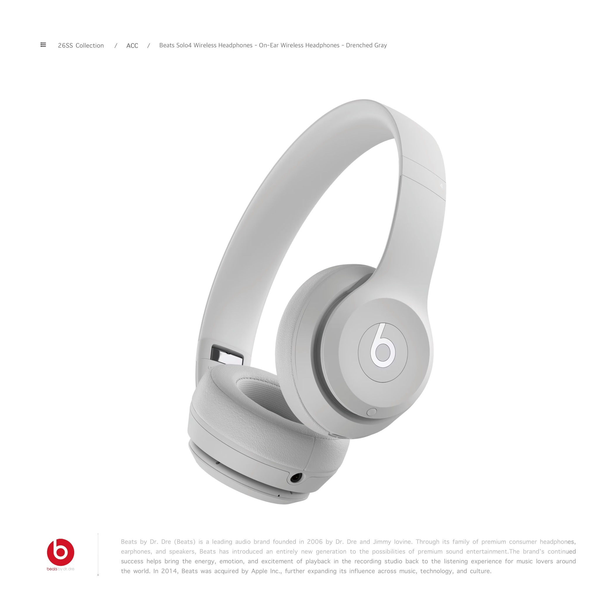 [ 預約販売 ] Beats - Solo4 Wireless Headphones