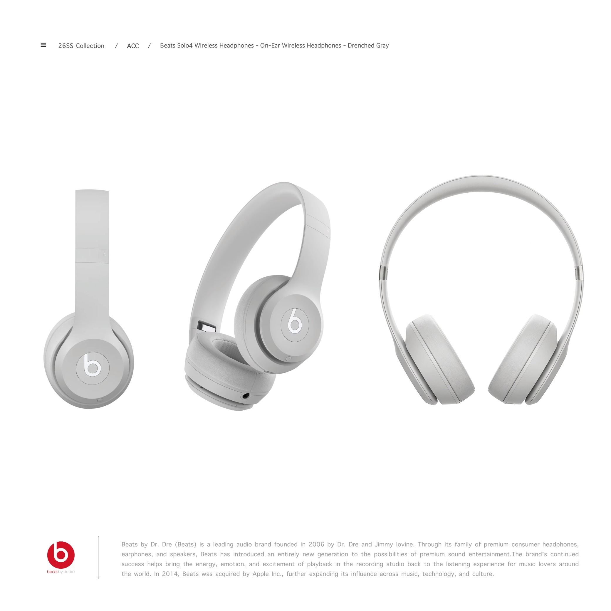 [ 預約販売 ] Beats - Solo4 Wireless Headphones